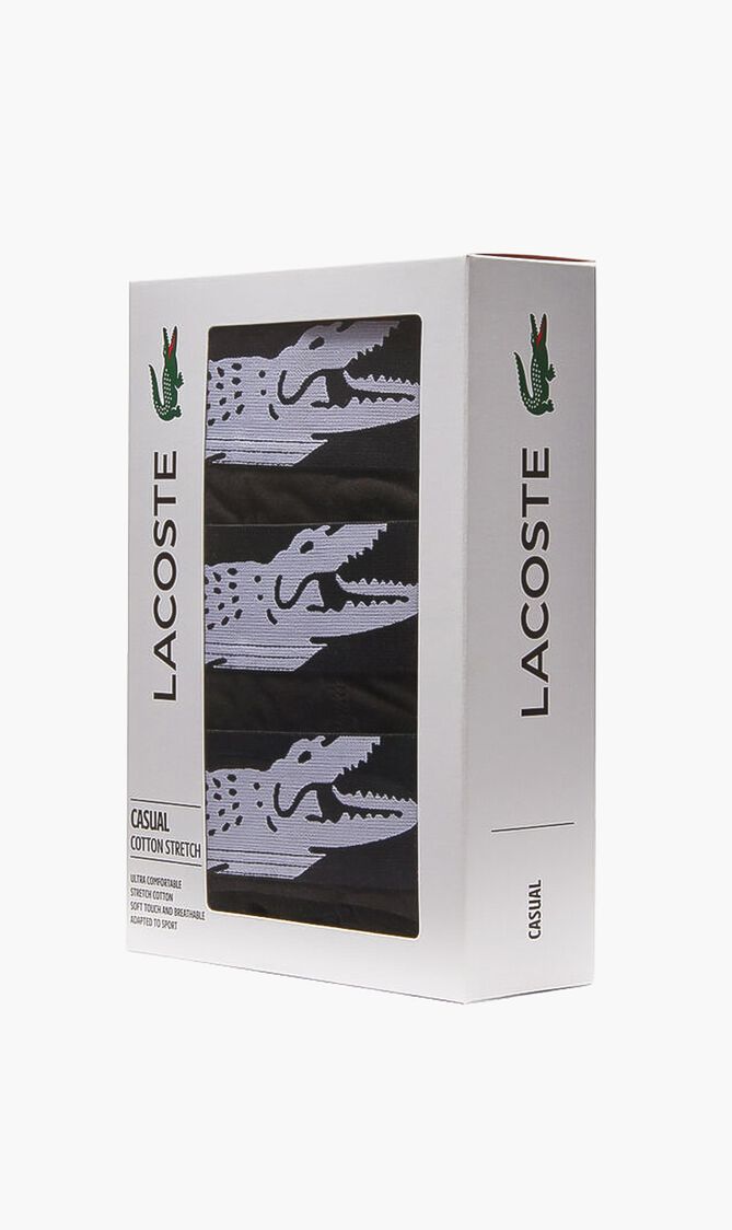 Cotton Stretch Croc Trunks Pack of 3
