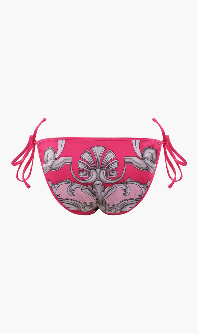 BIKINI BOTTOM STRING AO FUSCHIA BAROQUE PRINT