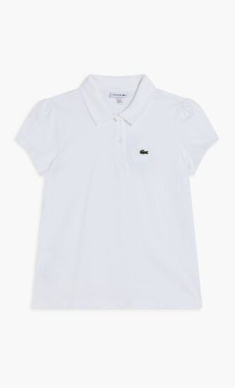 Collar Mini Pique Polo Shirt