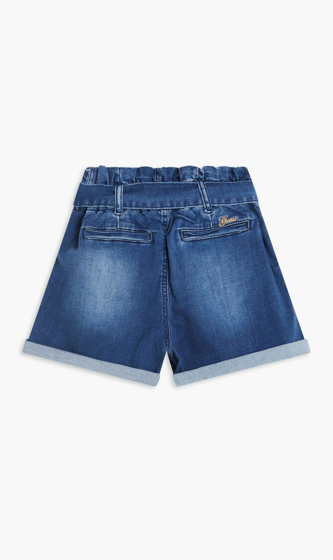 Stretch Denim Shorts