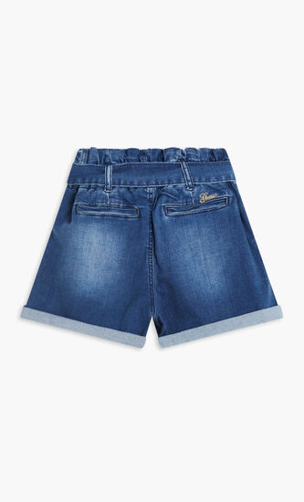STRETCH DENIM SHORTS