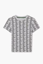 Monogram Print Cotton T-shirt