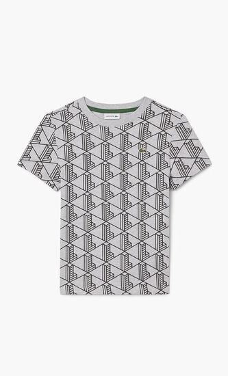 Monogram Print Cotton T-shirt