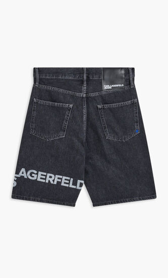 KLJ RELAXED SHORT LOGO DENIM