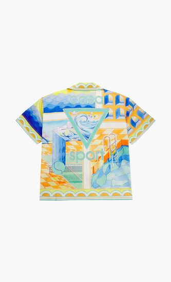 SHORT SLEEVE CUBAN COLLAR SHIRT