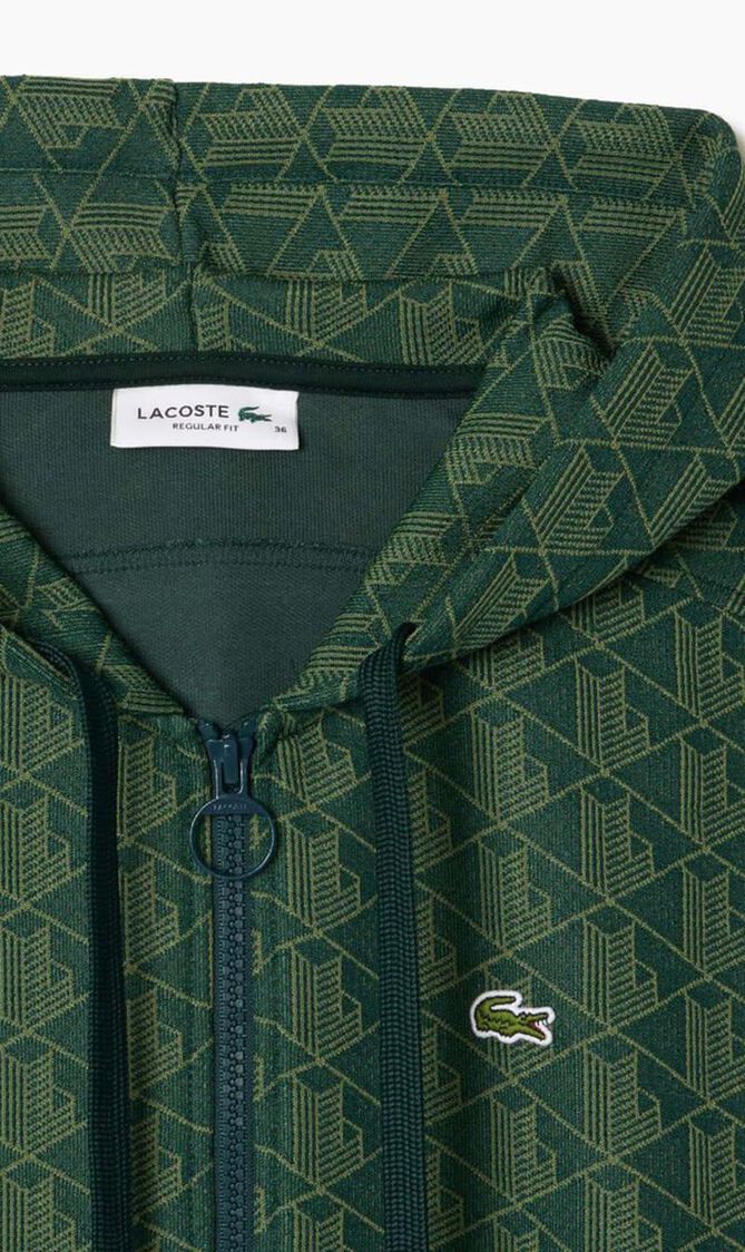 Jacquard Monogram Hoodie