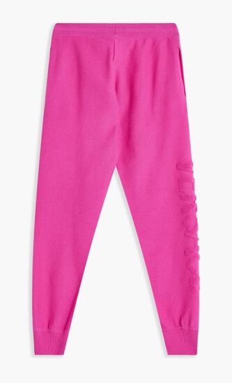 LOGO WOOL & CASHMERE SWEATPANTS