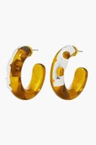 Resin Hoop Earrings