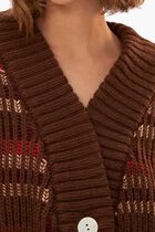 Stripe Knit Cardigan