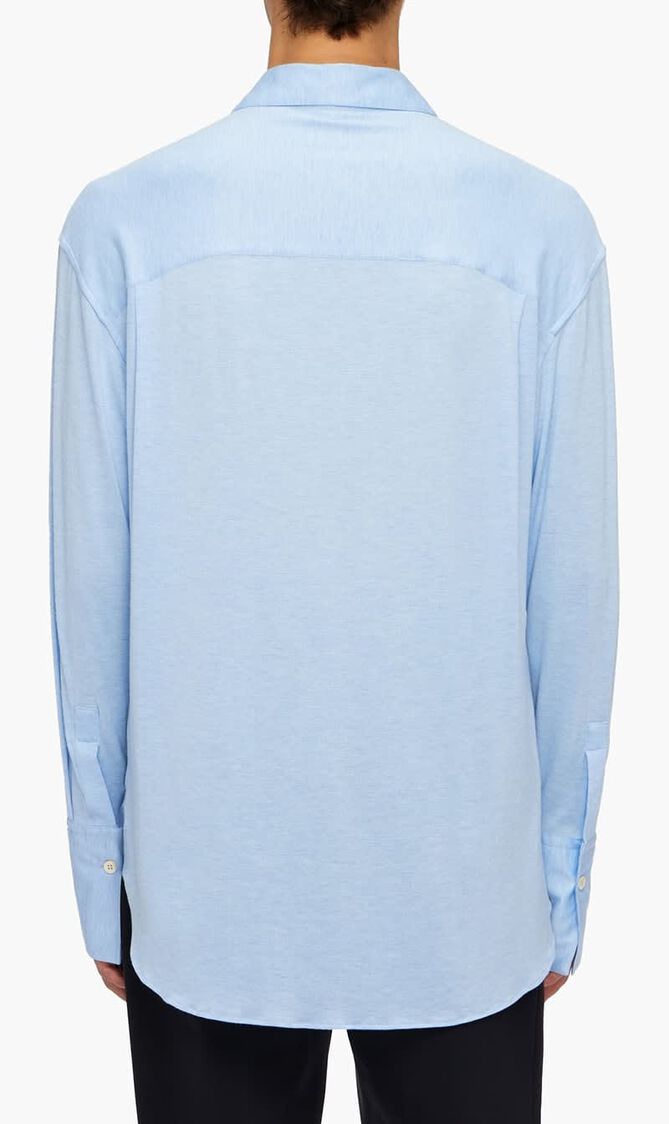 SUSTVISCOSE JERSEY STRETCH SPORT SHIRT WITH LONG SLEEVES