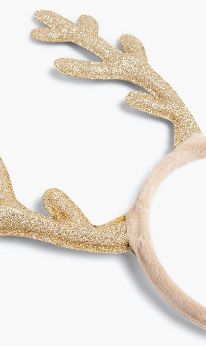 Christmas glitter antlers
