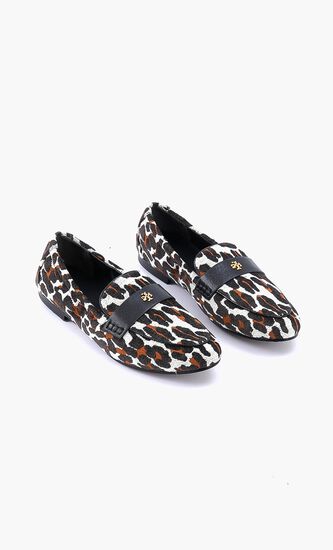 Reva Leopard Velvet Loafers