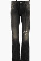 LONG PANTS DENIM DARK GREY AND SAND