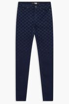 MONOGRAM SKINNY DENIM PANTS