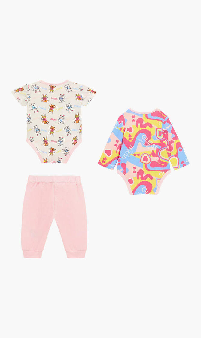 3 Piece Bodysuit Set