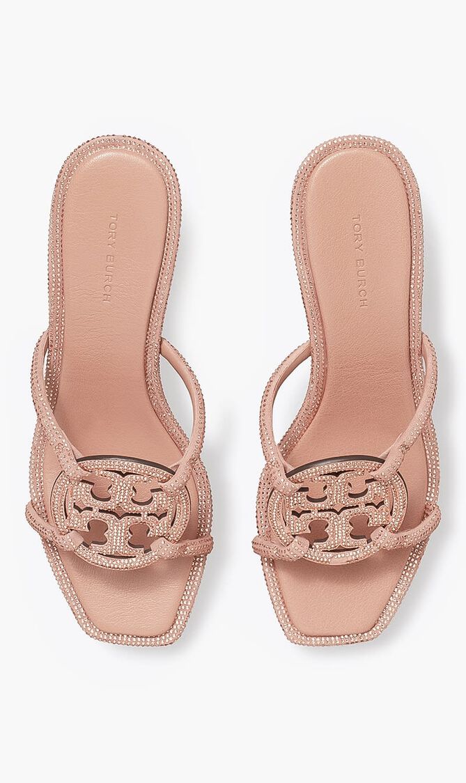 PAVE GEO BOMBE MILLER LOW HEEL SANDAL 55MM PAVE GEO BOMBE MILLER LOW HEEL SANDAL 55MM