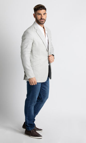 Mayfair Textured Twill Suit Jacket