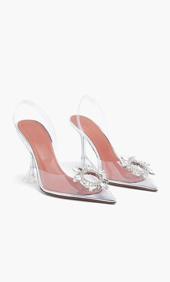 Begum Glass Sling Pumps