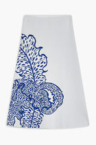 VISCOSE JACQUARD LEAF SKIRT