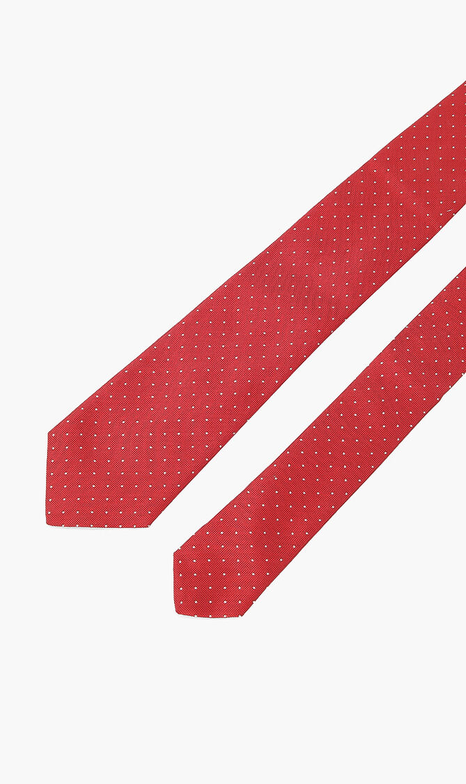 Dot Print Tie