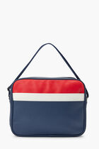 REECE2 FAUX LEATHER MESSENGER SATCHEL