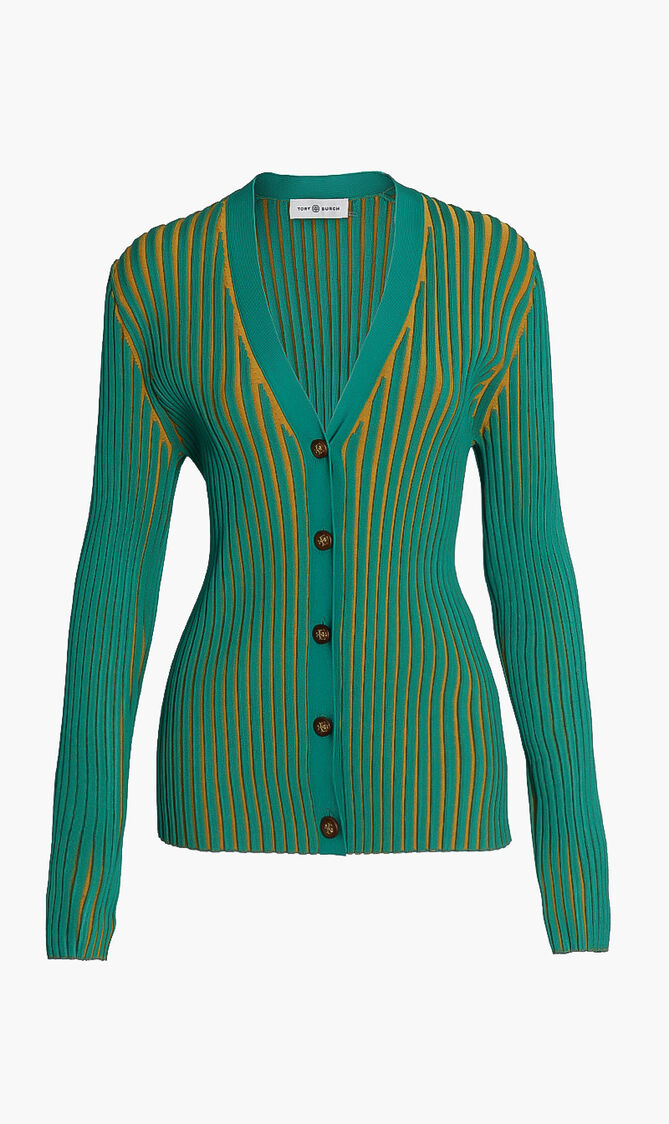 Plaited Rib Cardigan