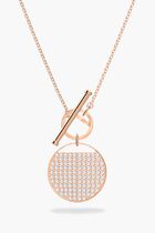 SJC GINGER NECKLACE T BAR CRY/ROS
