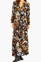Snake Garden Maxi Dress