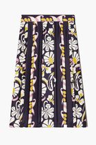 Printed Pleated Skirt