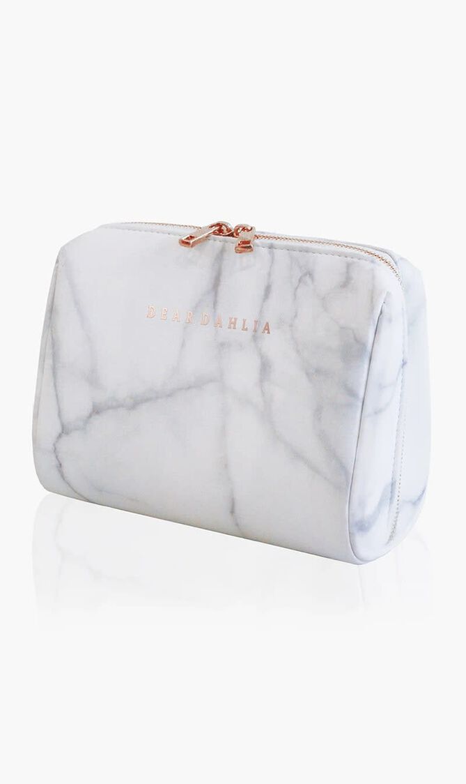 SIGNATURE MARBLE MAKEUP POUCH
