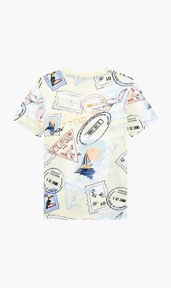 All Over Printed Logo T-Shirt