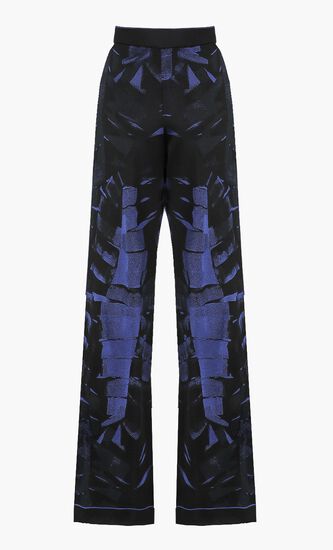 Printed Wide Trousers
