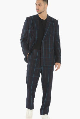 Checked Pattern 4BTN Suit
