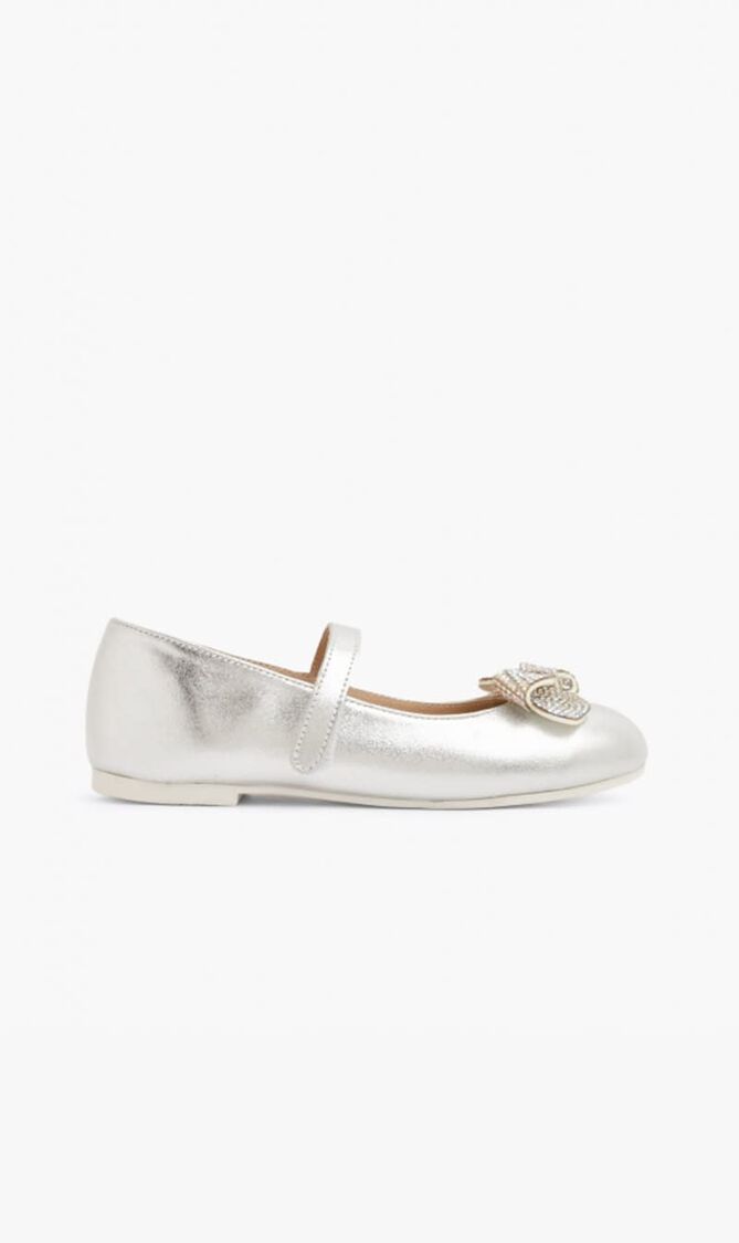 Crystal Bow Ballerinas