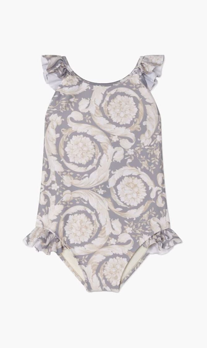 Printed One Piece Swimsuit