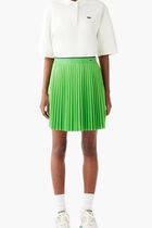 Short Pleated Elastic Waist Skirt