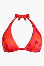 New Leopard  Halter Bikini Top