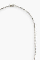 CKJ 10 CTTW BAGUETTEROUND CZ THIN NECKLACE