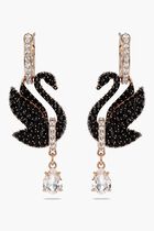 Swan Drop Earrings