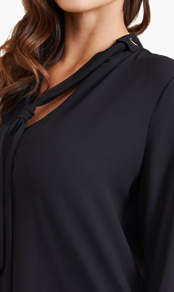 PHOEBE CHAIN BLOUSE - DOUBLE GGT 123 SOLID