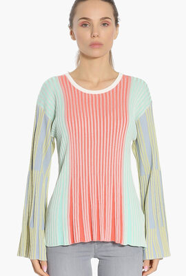 Ribbed Colourblock Sweater