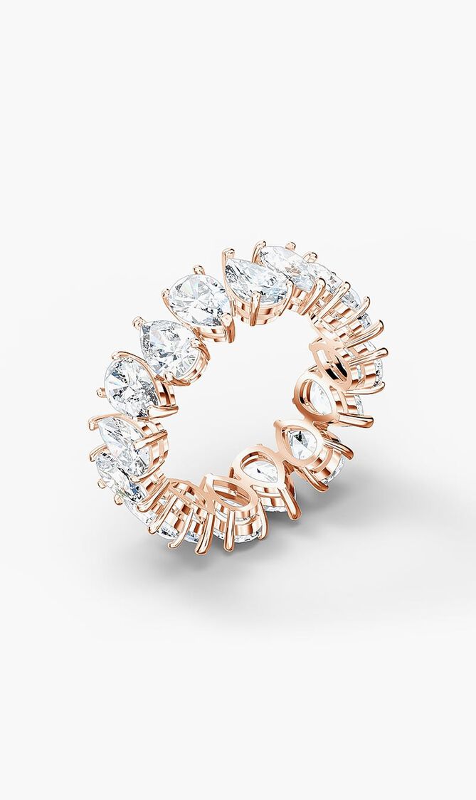 SJC VITTORE RING PEAR CZWH/ROS 2 52 MM