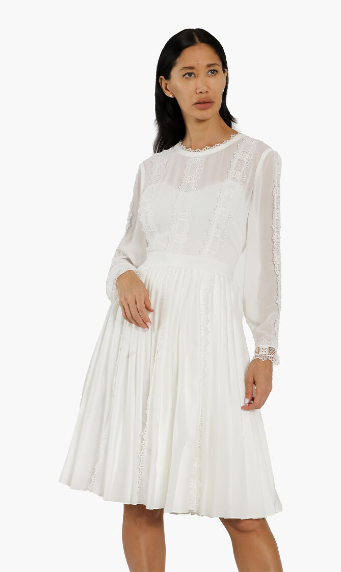 Buy TED BAKER Diannah Lace Trim Dress for N A 0.0 The Deal Outlet