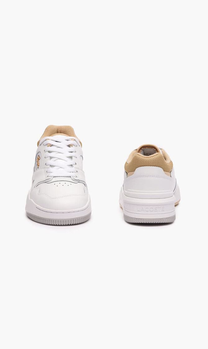 Lineshot Contrasted Collar Leather Trainers