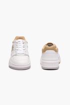Lineshot Contrasted Collar Leather Trainers
