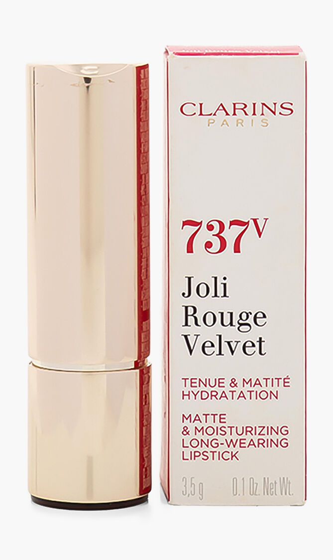 Joli Rouge Velvet Matte Finish Lipstick, 737V Spicy Cinnamon