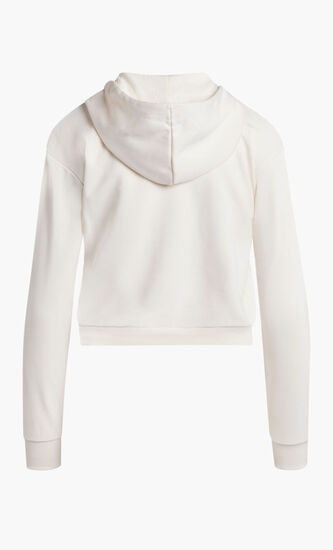 CURVED BOXY HOODY LARGE ARCH LOGO PP