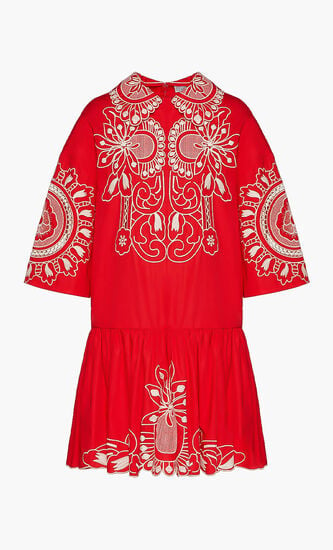 All Over Embroidered Dress