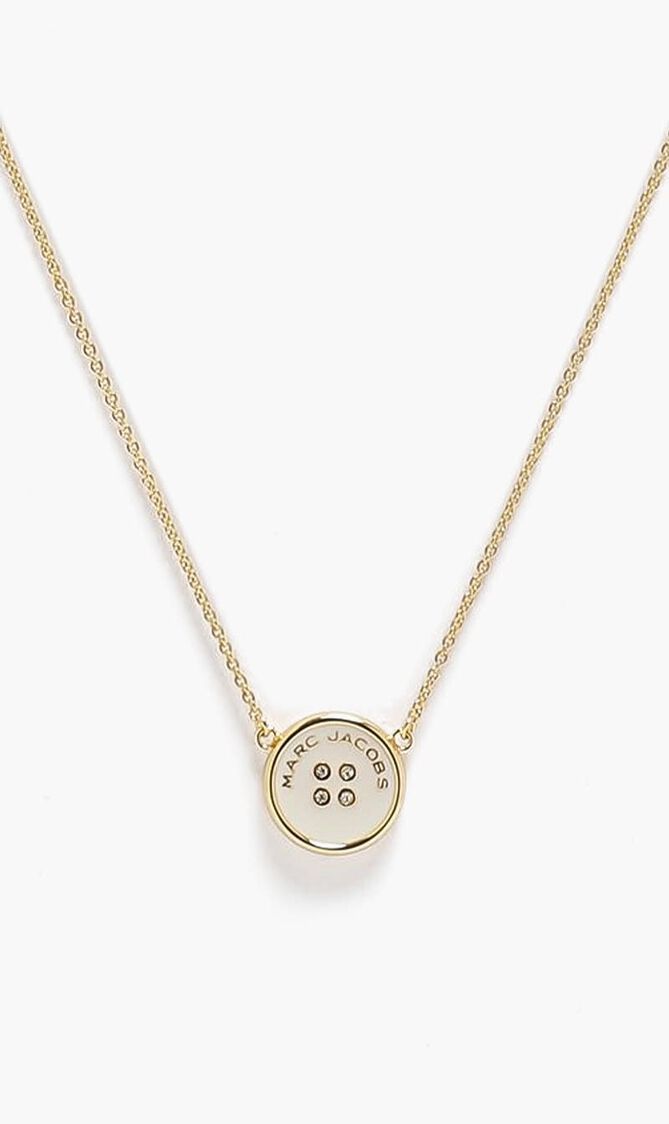 BUTTON PENDANT NECKLACE