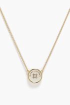 BUTTON PENDANT NECKLACE